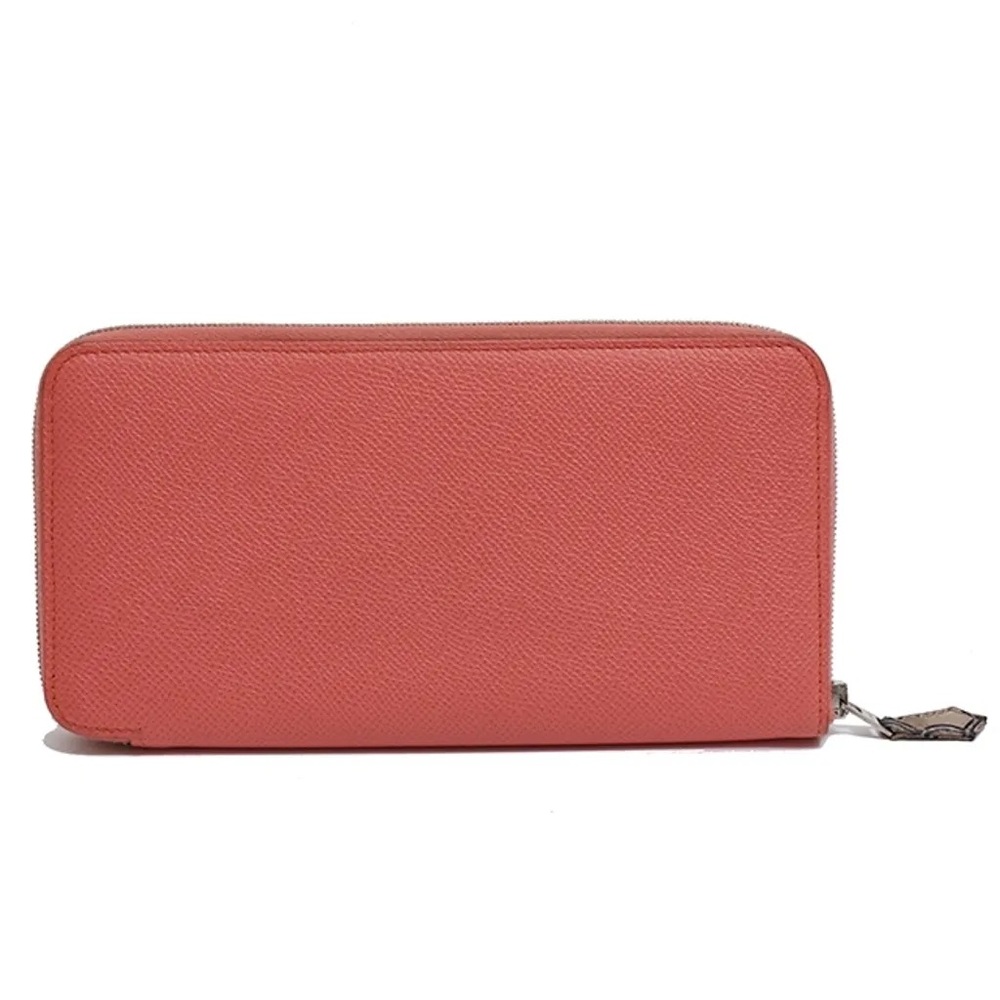 HERMES Epsom Silk'in Wallet Pink Jaipur